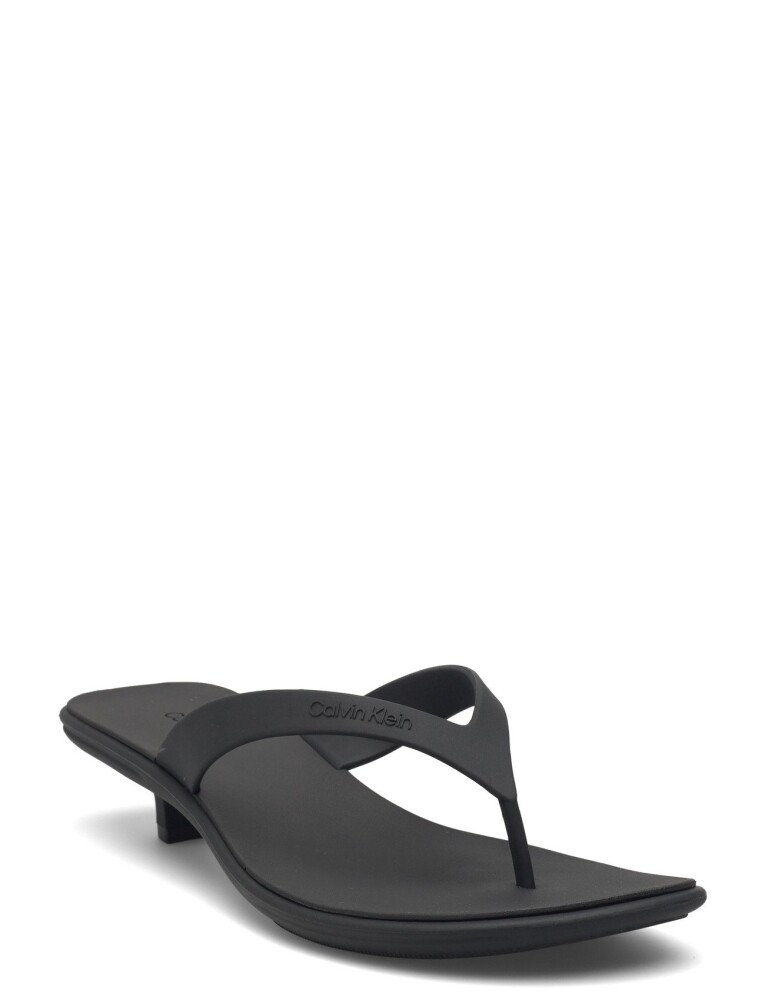 Calvin Klein Flip Flop Kitten Heel Thong Tpu Black 40 - main photo