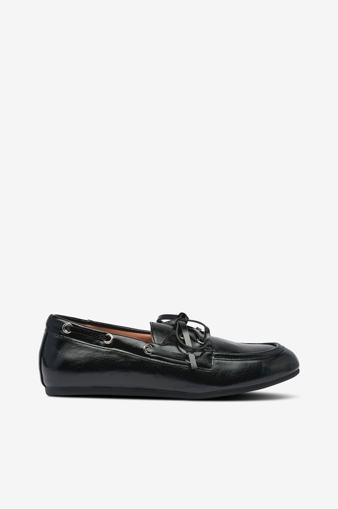 Bianco Loafers biaMarlene Boat Shoe Faux Leather Svart - main photo