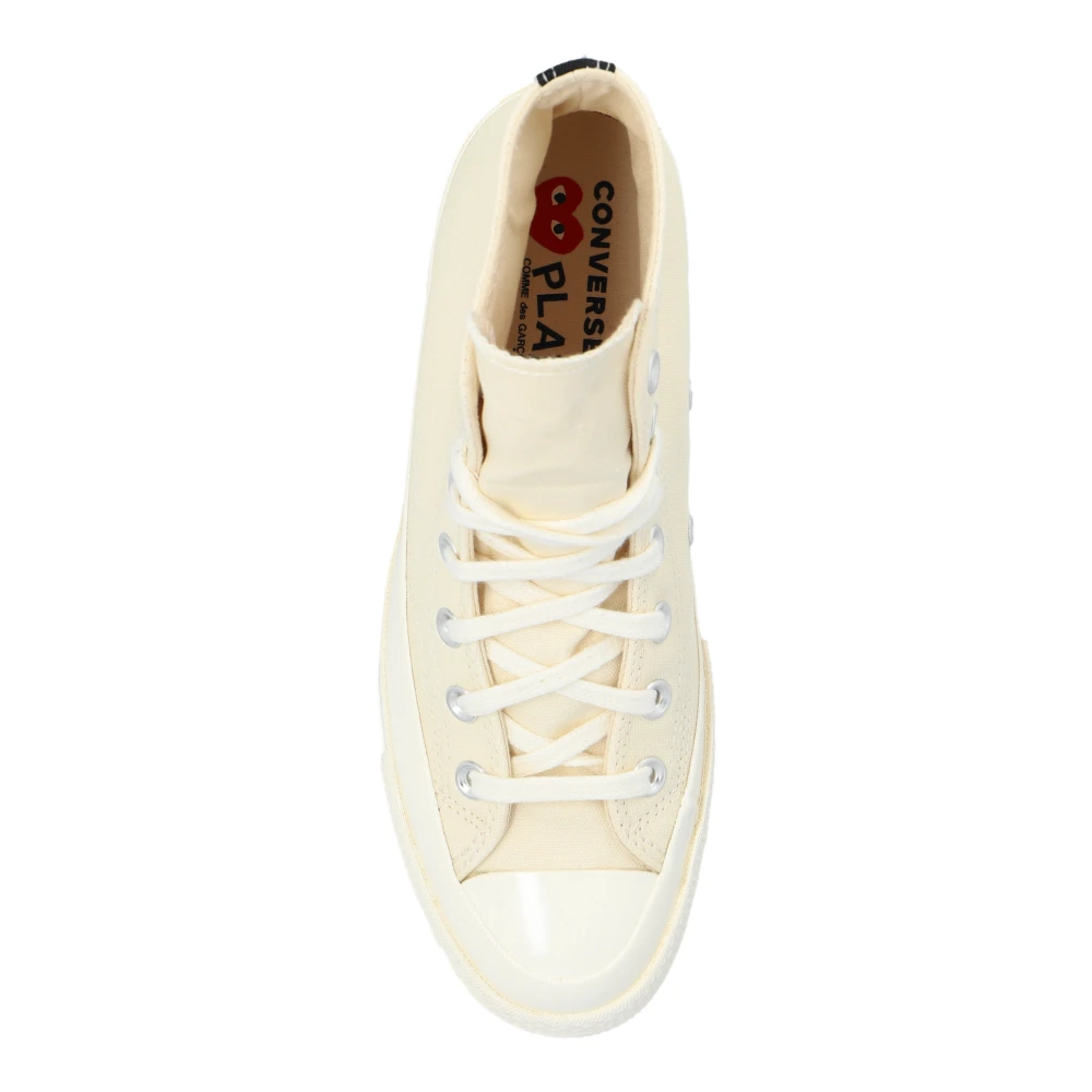 Comme des Garçons Play Dame Sko Hvit 37 EU, - side b