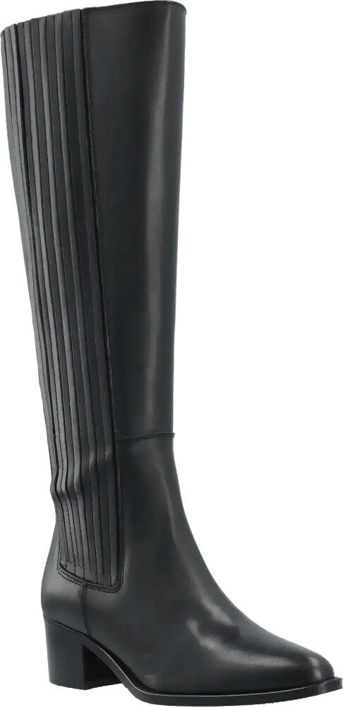 Bianco Biacarol Chelsea Knee High Boot Smooth Leather - Black - 37 - main photo