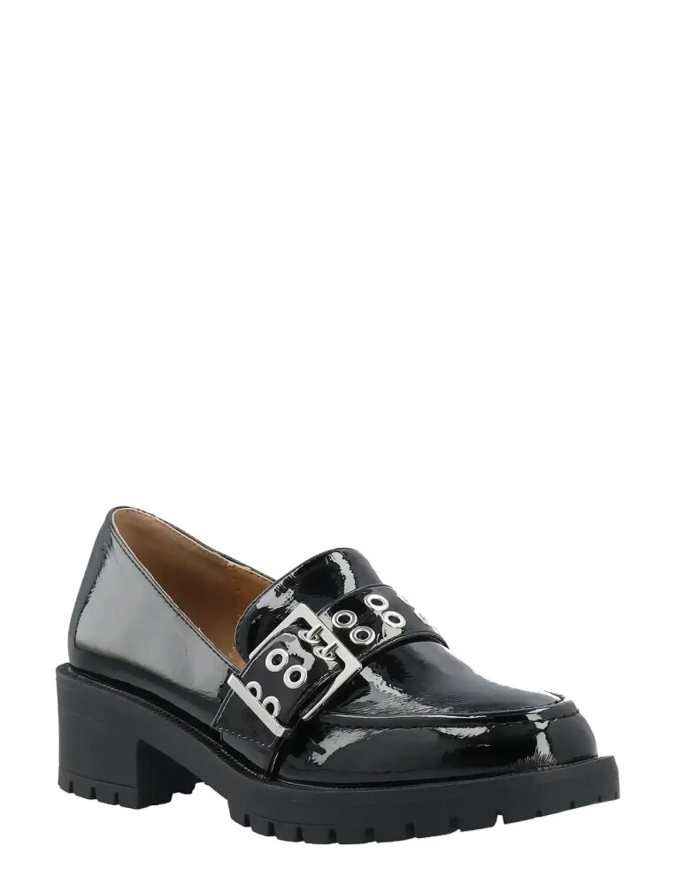Bianco Biapearl Buckle Loafer Faux Leather - Black - 36 - main photo