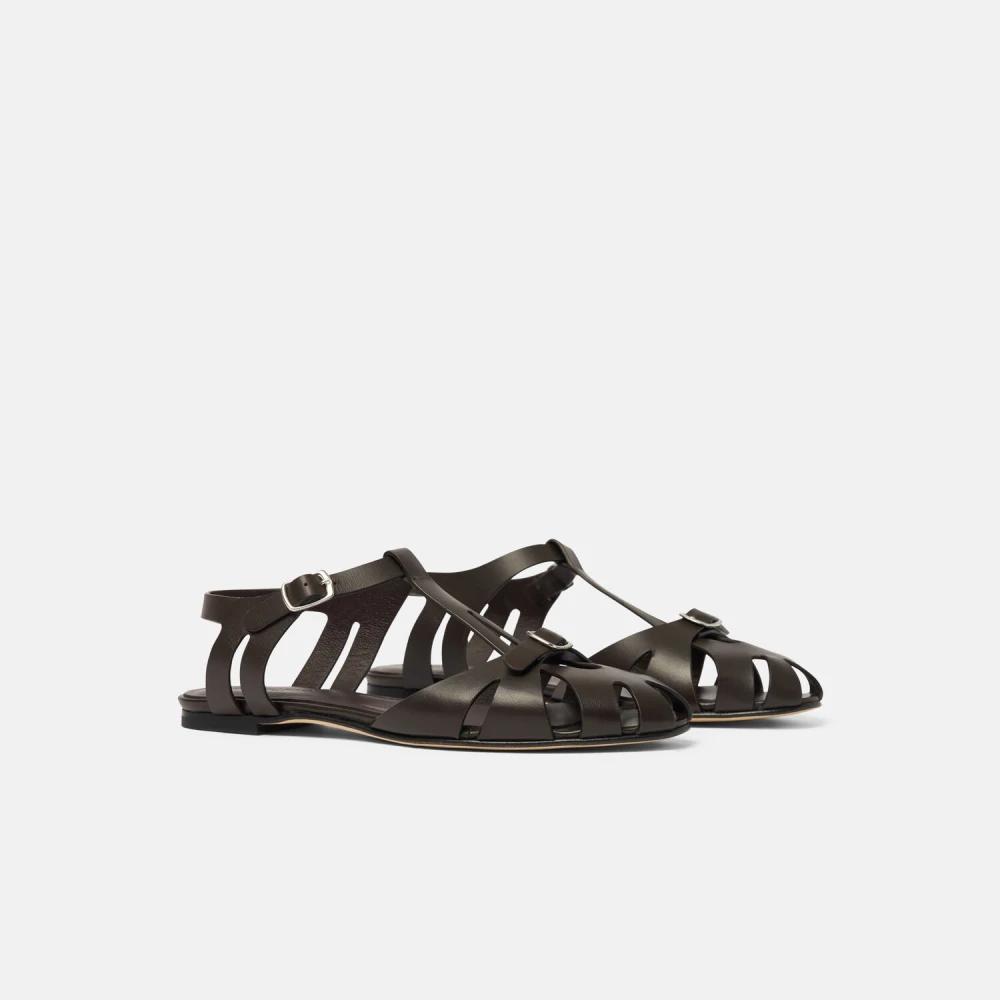 Scarosso Dame Sko Brun 38 EU, - side a