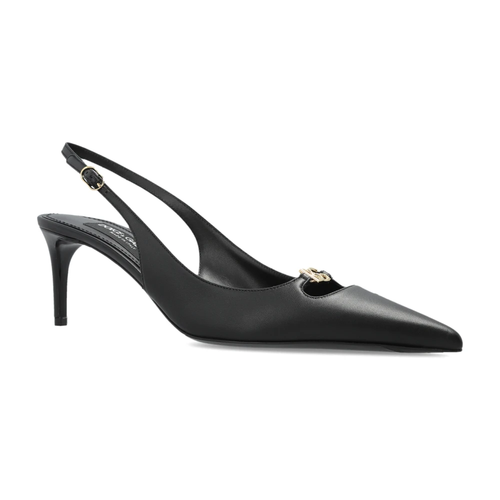 Dolce & Gabbana Dame Sko Svart 38 EU, - side b