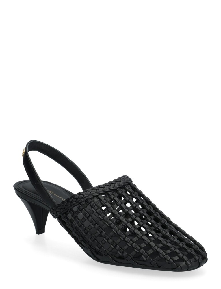 Tommy Hilfiger Th Woven Closed Toe Sandal - Black - 40 - main photo