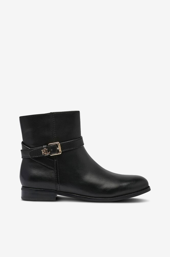 Ralph Lauren Lauren Boots Burnished Calf Brooke BT 2 Svart - main photo