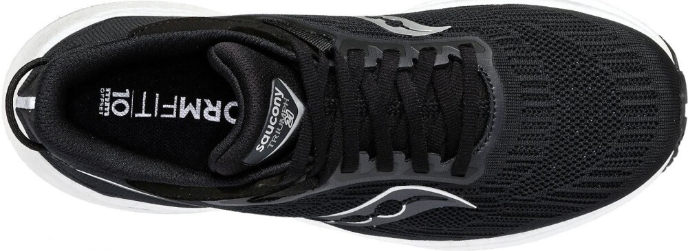 Saucony Women's Triumph 21 40.5, Black/White - side b