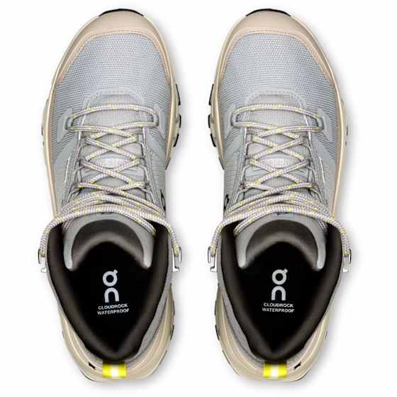 On Women"s Cloudrock Mid Waterproof Alloy/Ice 38 - side b