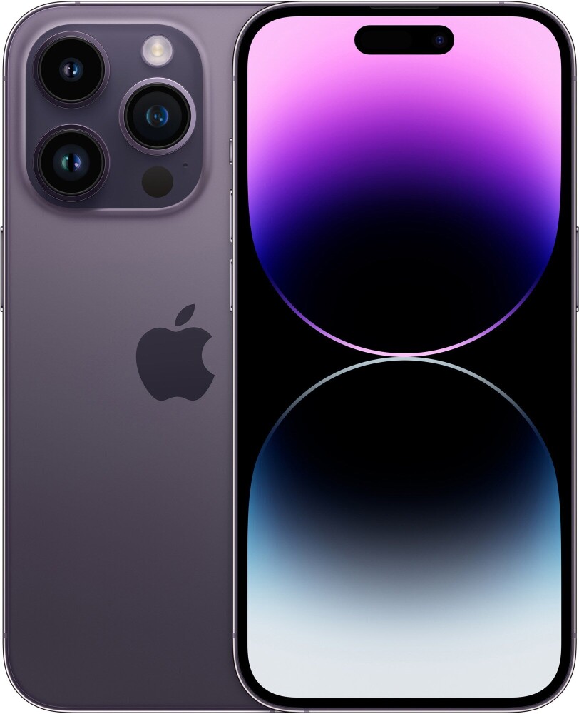 Apple iPhone 14 Pro 128GB Space Black med A16 Bionic, 5G og 4K