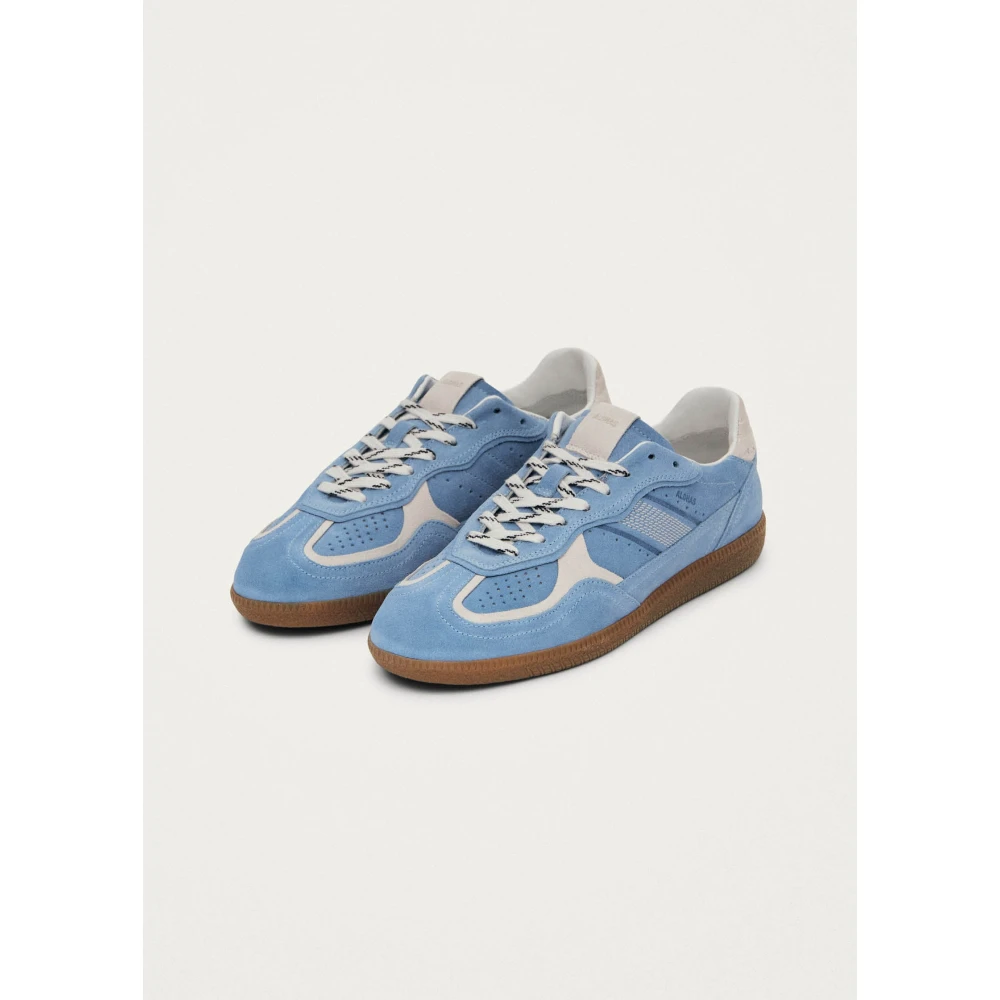Alohas Tb.490 Rife Taupe Leather Sneakers Blue 38 - side b