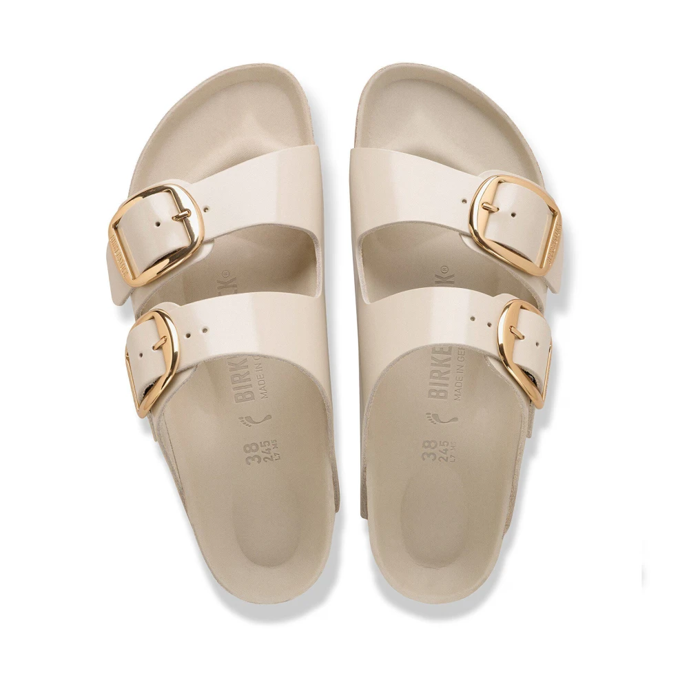 Birkenstock Dame Sko Beige 38 EU, - side a