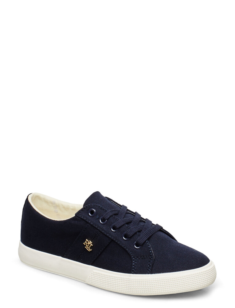 Lauren Ralph Lauren Janson Ii Canvas Sneaker - Navy - 37 - main photo