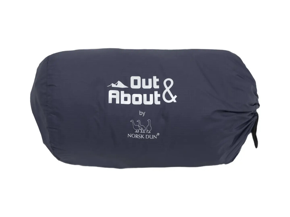Out&About Dunsokk by Norsk Dun Onesize Blå - side a