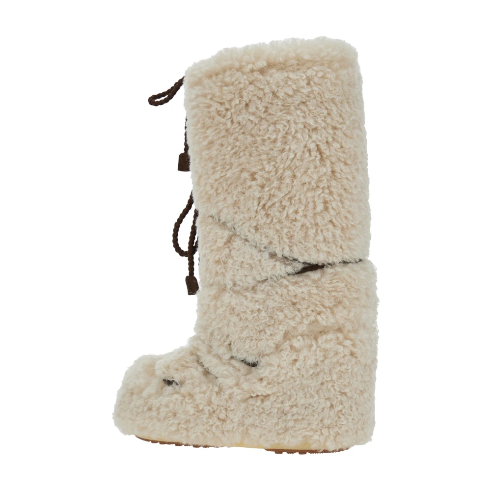 Moon Boot Dame Sko Beige 39 EU - side a