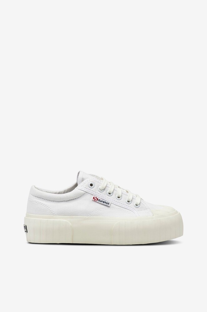 Superga Joggesko 2631 Stripe Platform Hvit - main photo