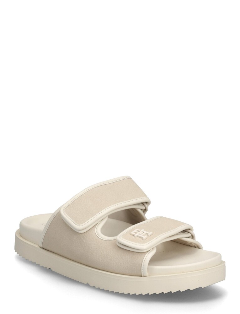 Tommy Hilfiger Double Strap Nubuck Sandal   Cream   40 - main photo