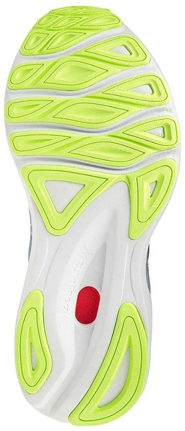 Mizuno Wave Skyrise 3 Dame White/White/Neo Lime 37 - side b