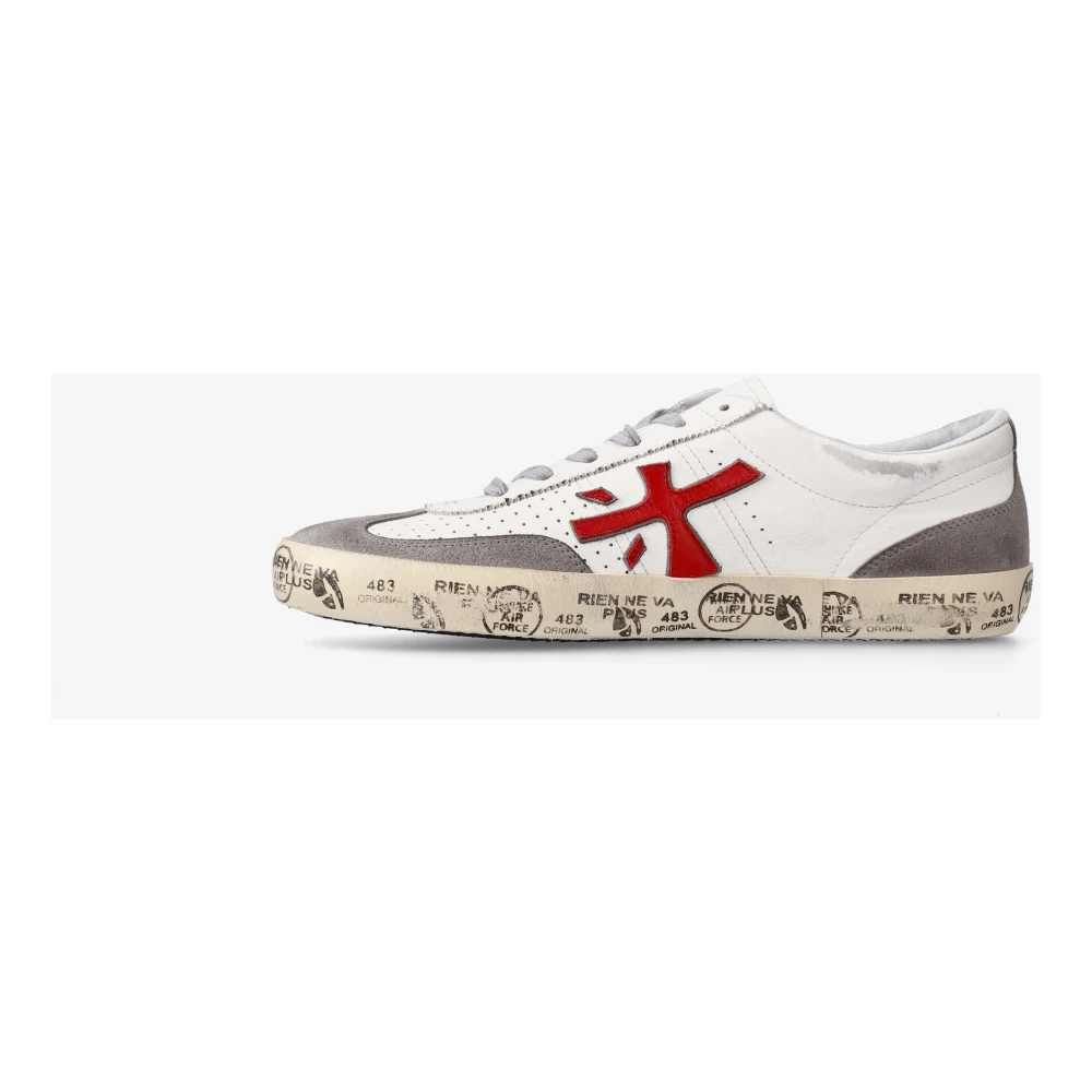 Premiata Herre Sko Hvit 45 EU, - side b
