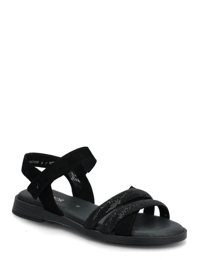 Gabor Flat Sandal   Black   40 - main photo