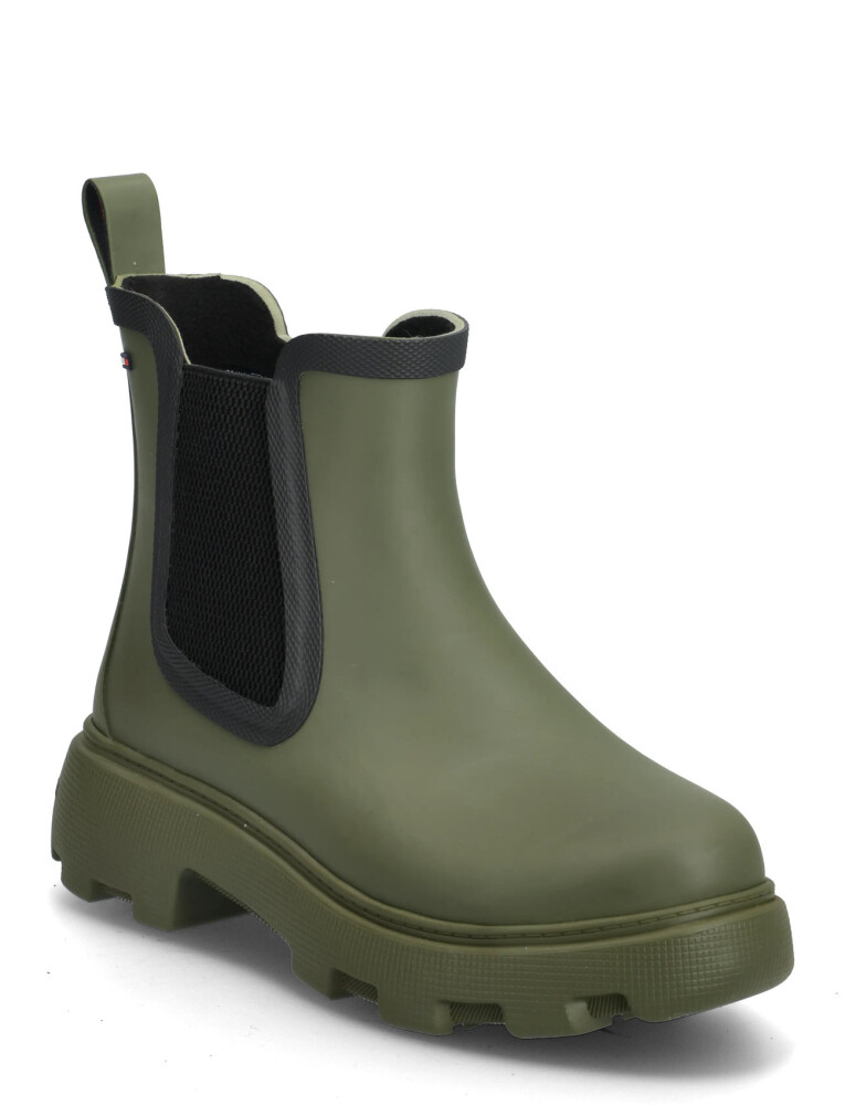 Tommy Hilfiger Flag Ankle Rainboot Warm Lining - Khaki green - 36 - main photo