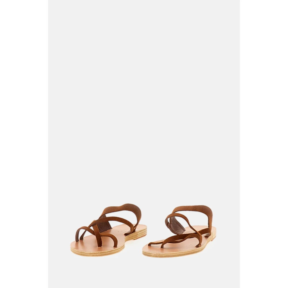 Ancient Greek Sandals Dame Sko Brun 36 EU, - side a