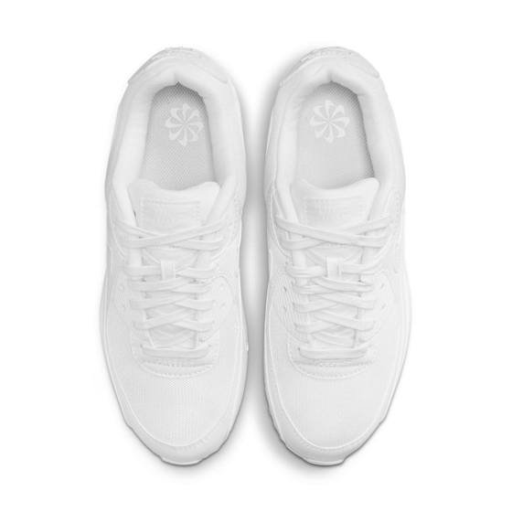 Nike Air Max 90 Shoes Dame White/White/White 38 - side b