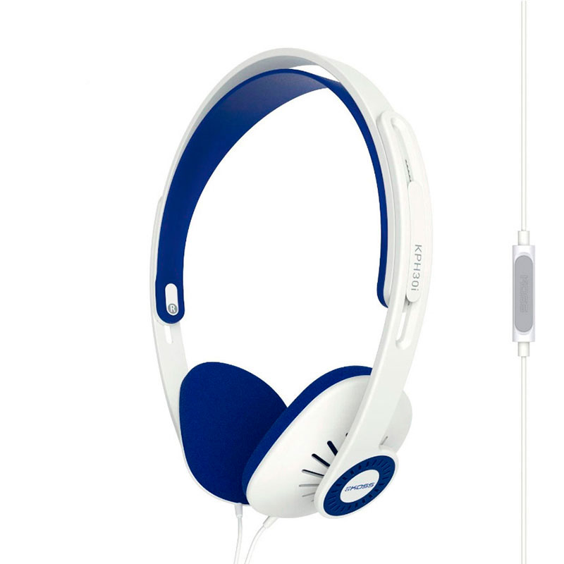 Koss KPH30iW On Ear Hodetelefoner Hvit