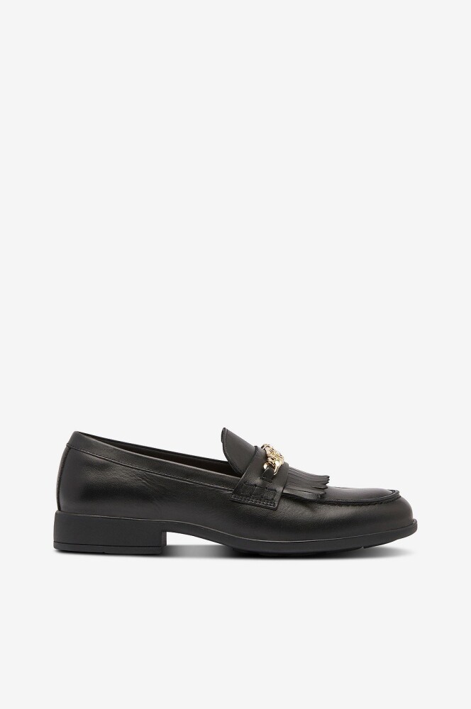 Tommy Hilfiger Loafers TH Chain Fringe Leather Svart - main photo