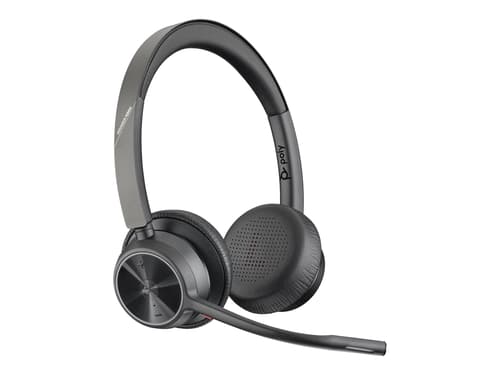 Poly Voyager V4320 Teams Hodesett Usb-a Optimert For Ms Teams Stereo
