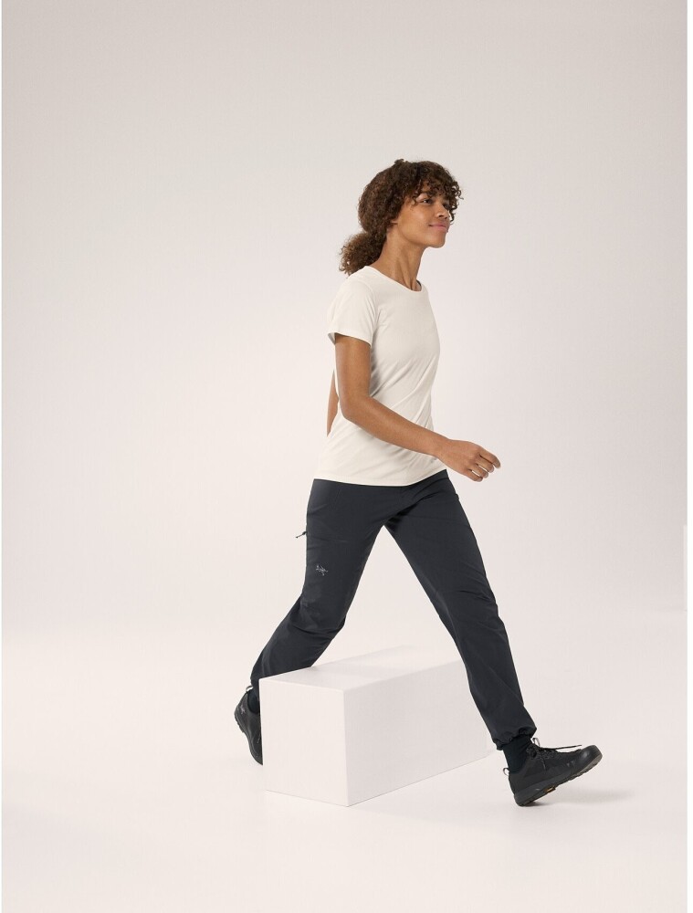 Arc'teryx Taema Crew Neck SS Dame Arctic Silk Heather S » Best