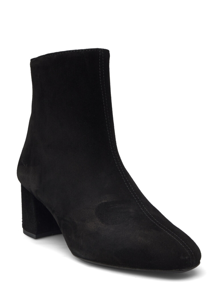 ANGULUS Bootie - Block Heel - With Zippe - Black - 36 - main photo