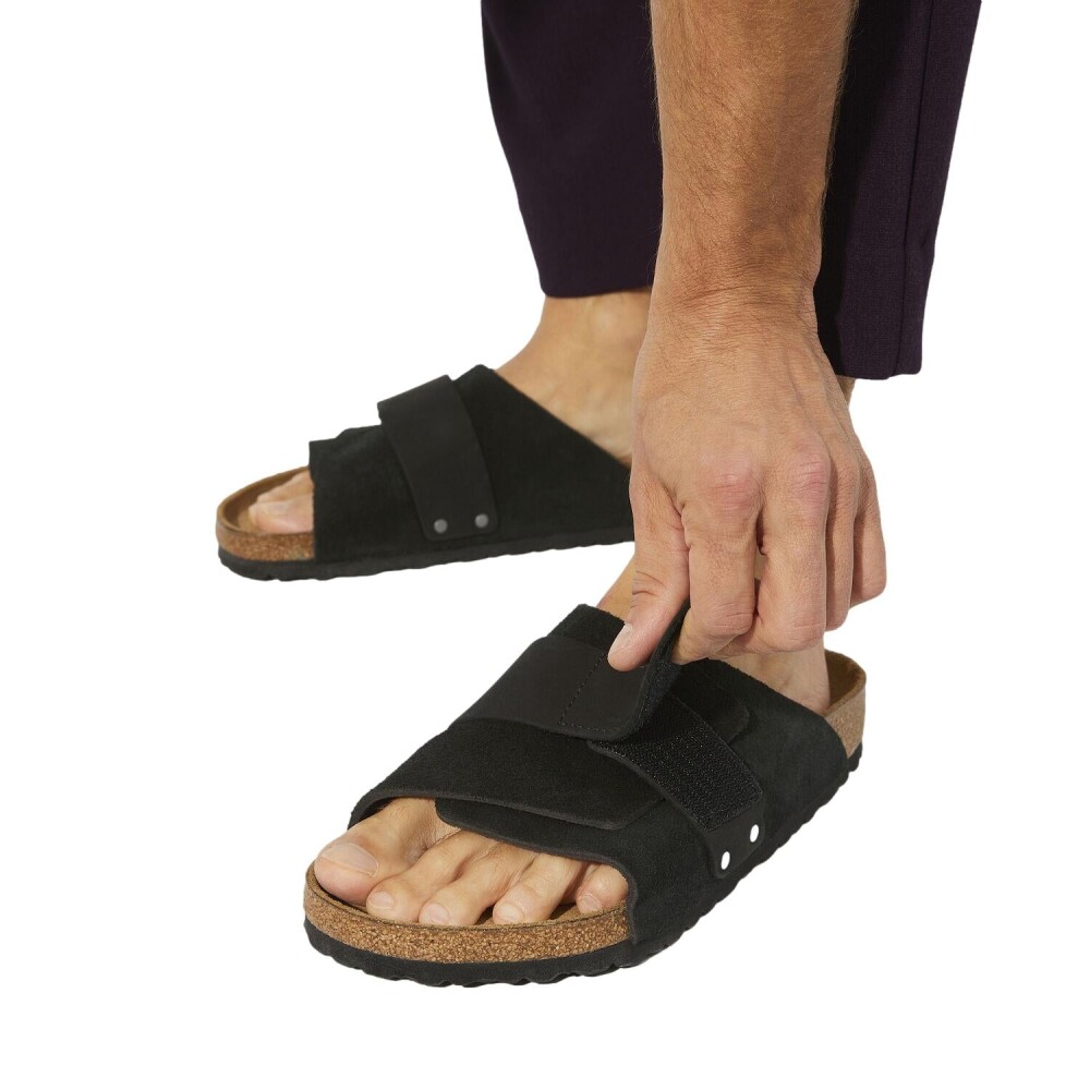 Joggesko Birkenstock Kyoto Nubuck/Suede Leather Black EUR 39 - side b