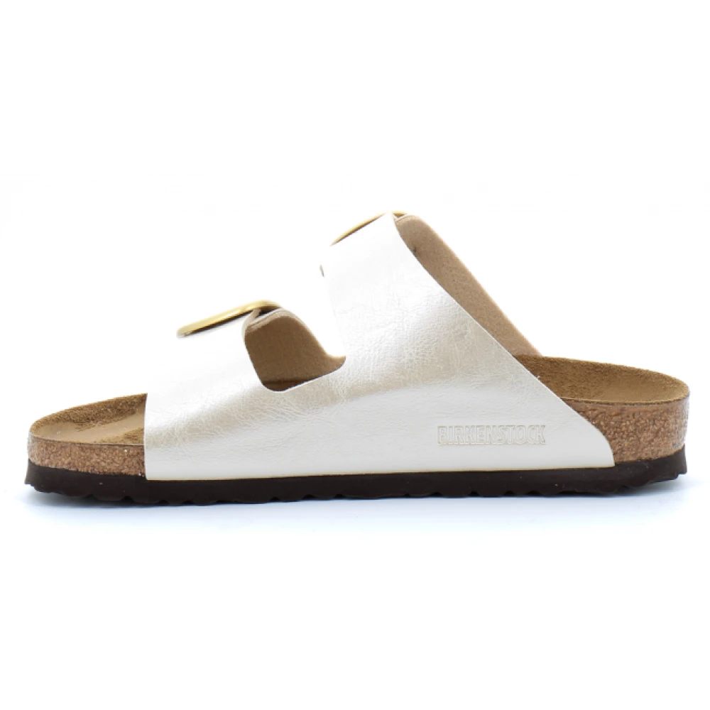 Birkenstock Dame Sko Hvit 38 EU, - side b