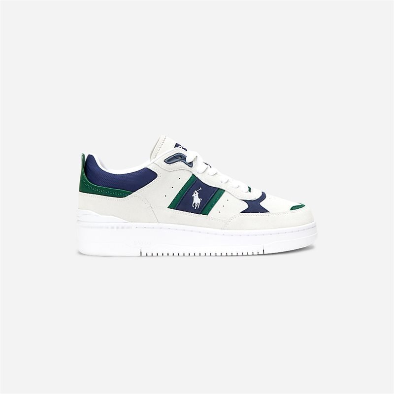 Masters Sport Suede Sneaker - Bianco/Navy/Green - main photo