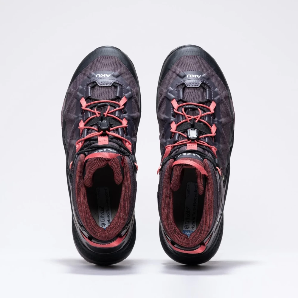 Aku Women's Rocket Mid DFS Gore-Tex 39.5, Deep Violet/Coral - side b