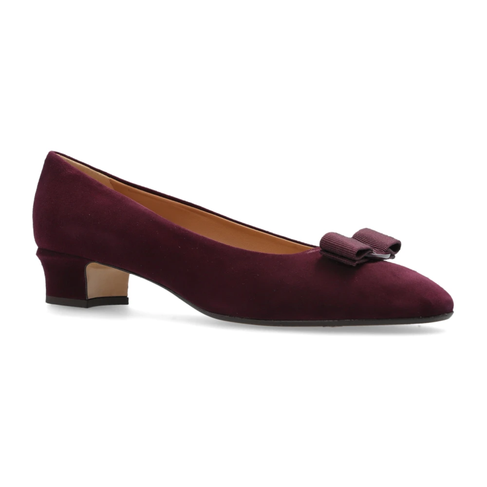 Ferragamo Dame Sko Lilla 38 EU, - side b