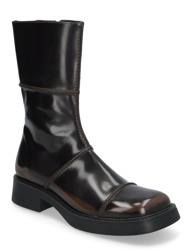 MIISTA Dahlia Dark Brown Ankle Boots - Brown - 37 - main photo