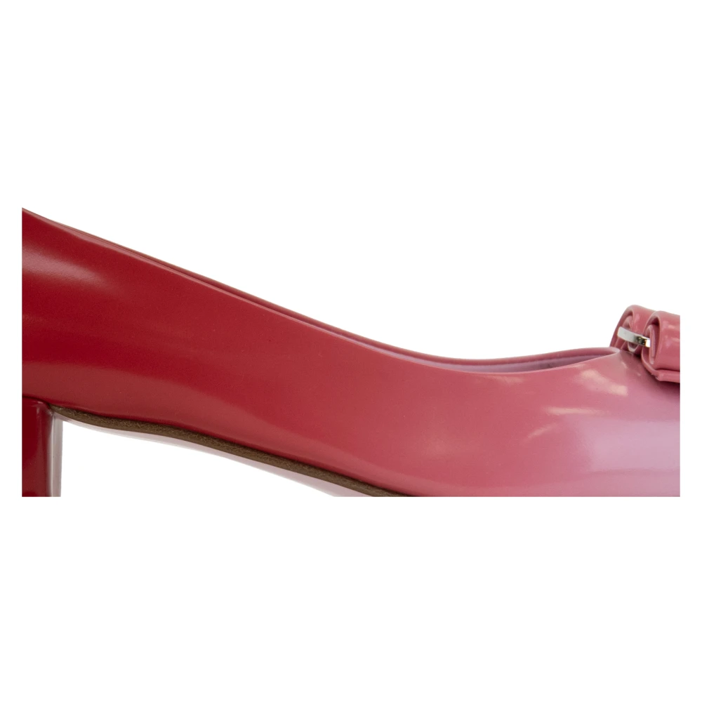 Ferragamo Dame Sko Rød 34 1/2 EU - side b