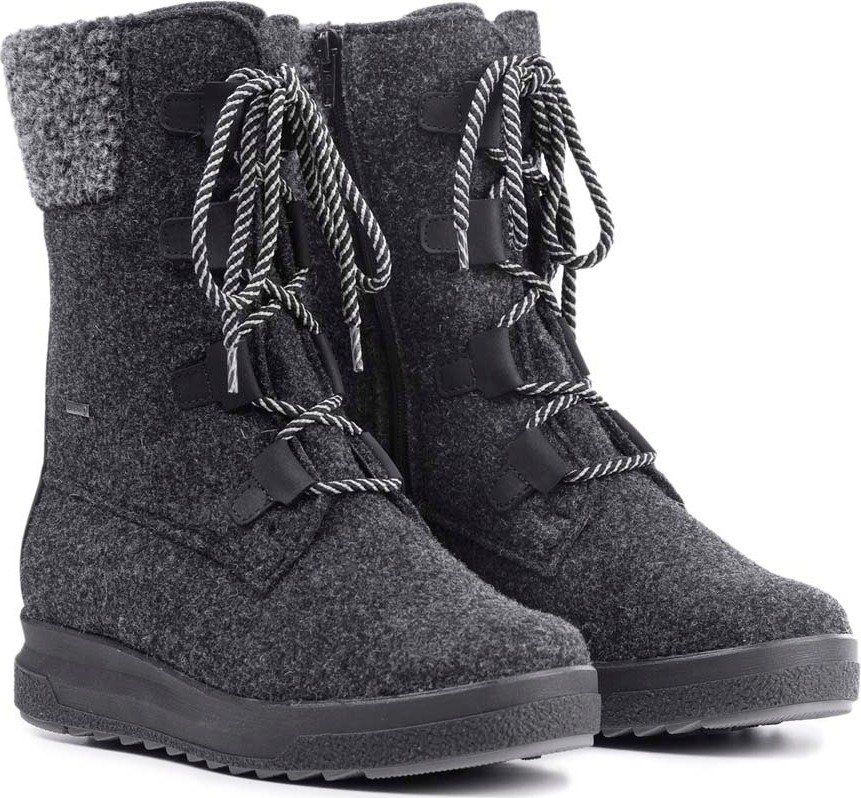 Pomar Women"s Reki Gore-Tex Felt Boot Granit Felt/Black Waxy Leather 39 - main photo