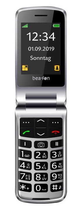 Bea-Fon Silver Line Sl495 Funksjonstelefon Svart Sølv