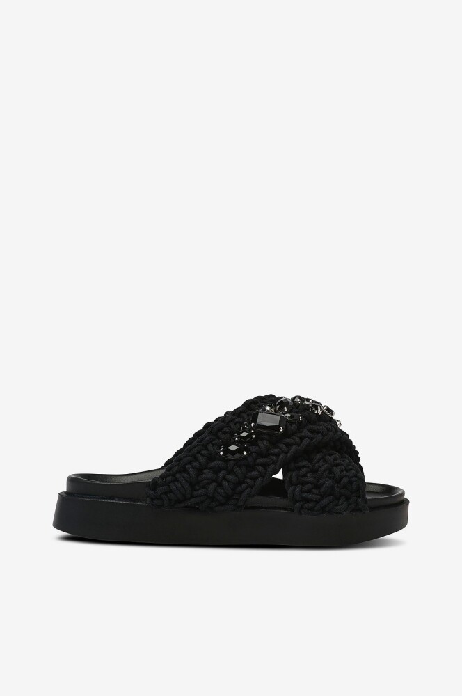 Inuikii Sandaler Woven Stones Svart - main photo