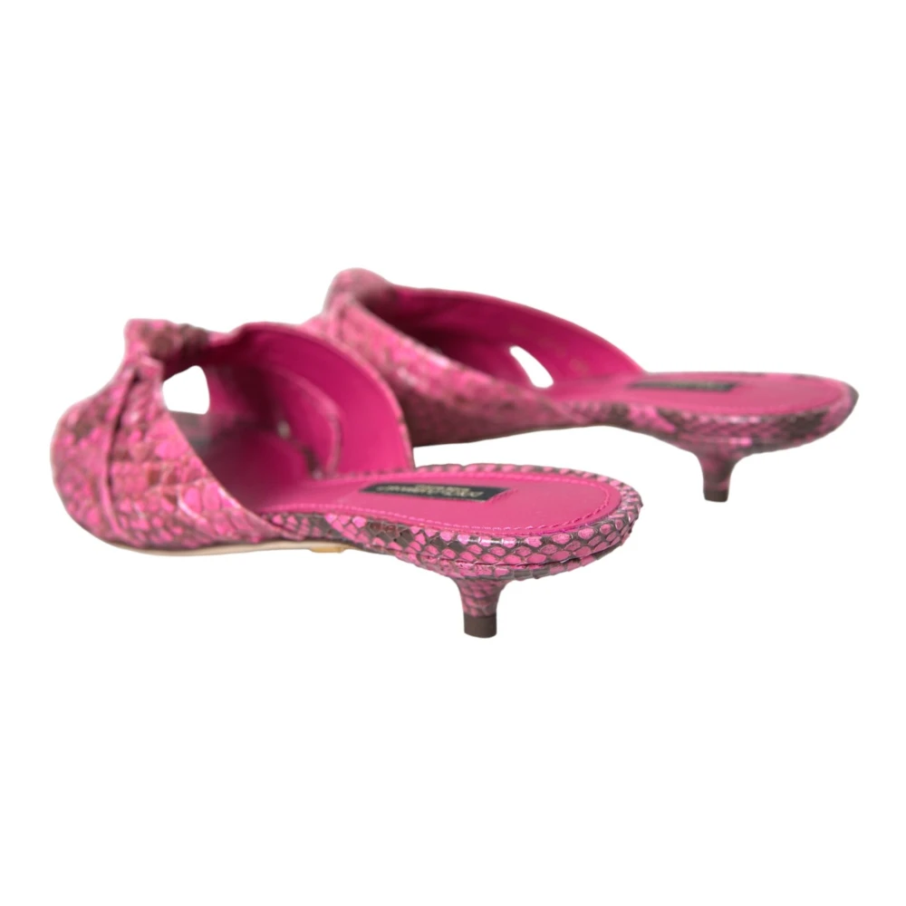 Dolce & Gabbana Dame Sko Rosa 36 EU - side b