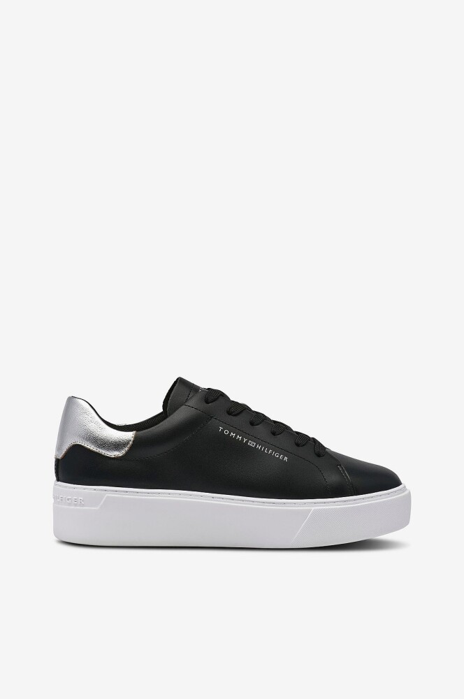 Tommy Hilfiger Joggesko Essential Platform Court Svart - main photo