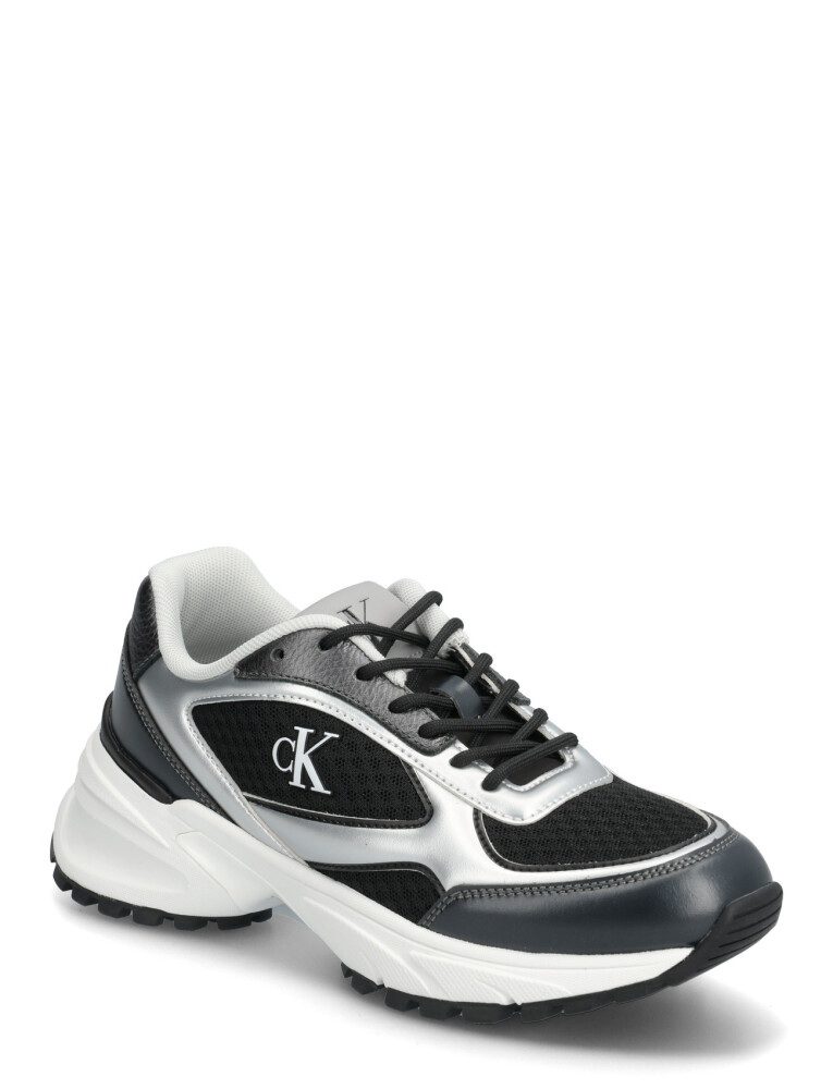 Calvin Klein Hike Runner Lace Up Mesh Mix Met - Black - 39 - main photo