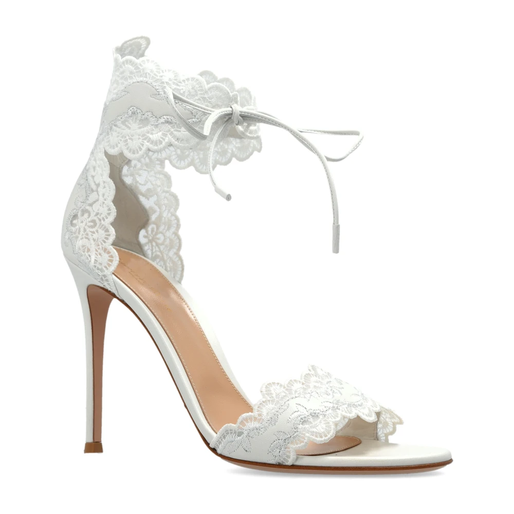 Gianvito Rossi Dame Sko Hvit 39 EU, - side b