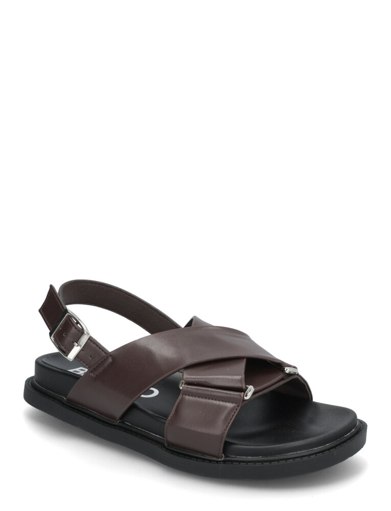 Bianco Biaoslo Cross Sandal Faux Leather - Brown - 41 - main photo