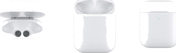 Cyoo - Ladeveske - Apple Airpods - - Med Kabel Eller Trådløst - Hvit