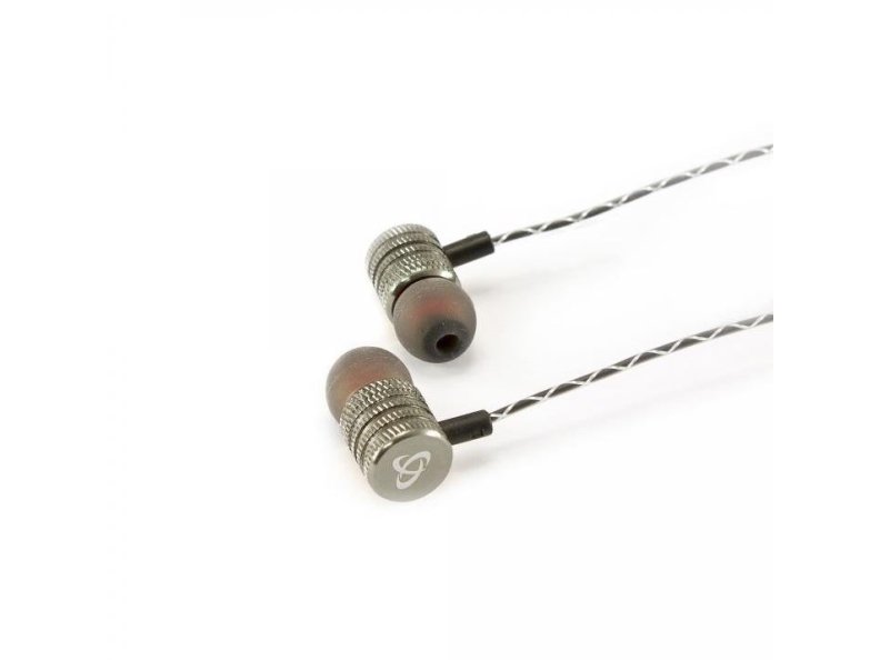 *S-Box Earphones + Mic Ep-902 Metalhus- Super Lyd- Black