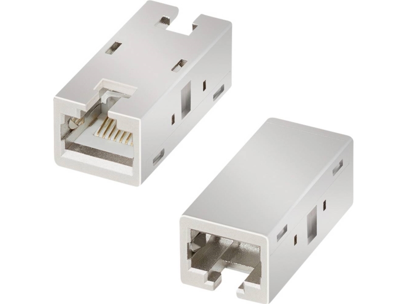 Logilink Rj45 Inline Coupler Cat.6A Shielded Metal Housing NP0067 ...