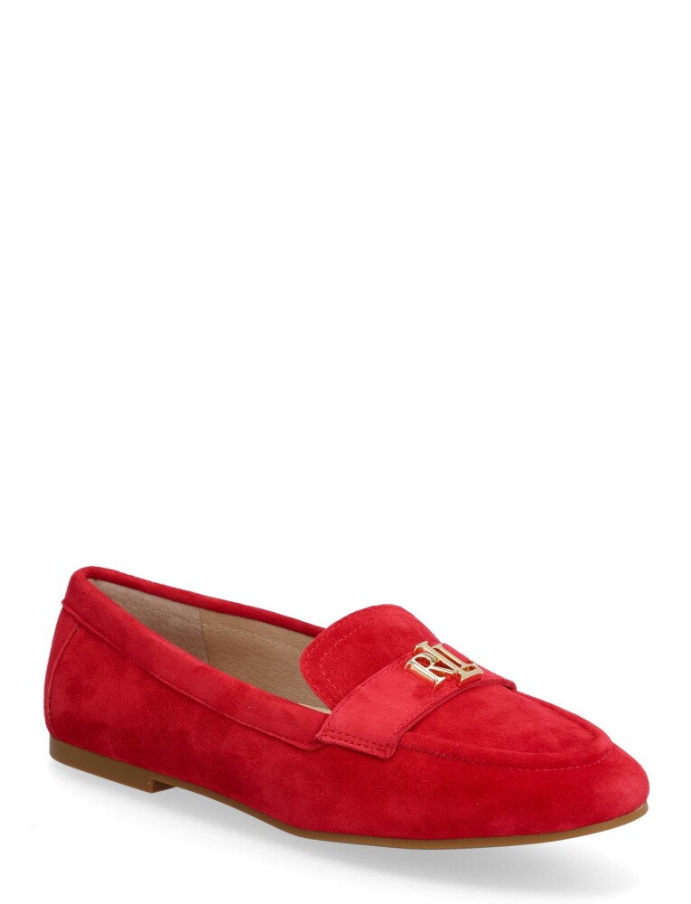Lauren Ralph Lauren Averi Iii Suede Loafer   Red   39 - main photo
