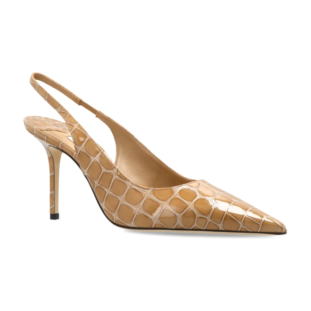Jimmy Choo Dame Sko Beige 38 1/2 EU - side b